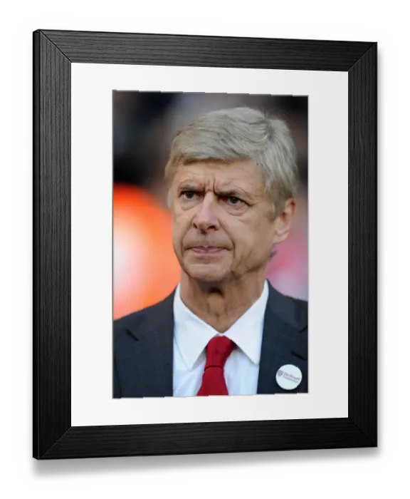 Framed Print : Arsene Wenger Leads Arsenal in the 2012-13 Premier League: Arsenal v West Bromwich Albion