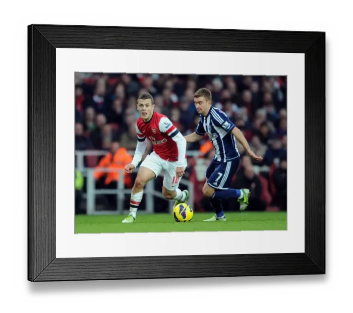 Framed Print : Intense Rivalry: Jack Wilshere vs. James Morrison Clash in the 2012-13 Premier League Framed Print : Intense Rivalry: Jack Wilshere vs. James Morrison Clash in the 2012-13 Premier League