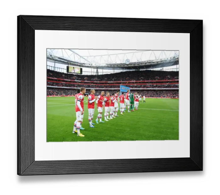 Framed Print : Arsenal vs Swansea: Premier League Showdown at Emirates Stadium (December 2012)