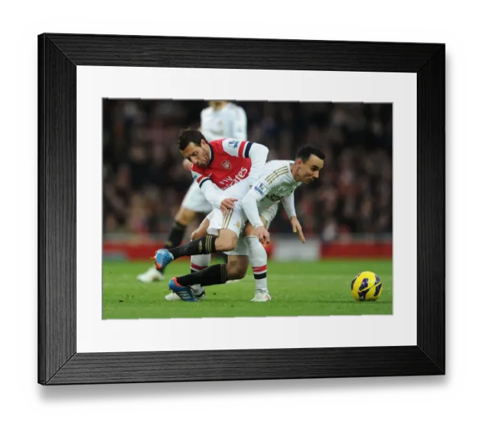 Framed Print : Clash of Midfield Maestros: Santi Cazorla vs. Leon Britton (Arsenal vs. Swansea, 2012-13) Framed Print : Clash of Midfield Maestros: Santi Cazorla vs. Leon Britton (Arsenal vs. Swansea, 2012-13)