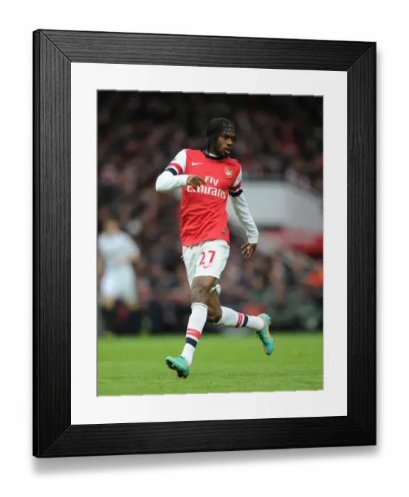 Framed Print : Gervinho in Action: Arsenal vs Swansea City, Premier League 2012-13 Framed Print : Gervinho in Action: Arsenal vs Swansea City, Premier League 2012-13