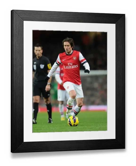 Framed Print : Arsenal's Tomas Rosicky in Action: Arsenal vs Swansea City (2012-13)