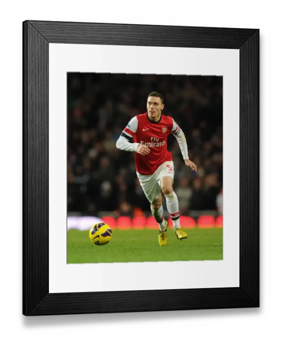 Framed Print : Arsenal vs Swansea City: Thomas Vermaelen in Action at the Emirates Stadium (Premier League 2012-13)