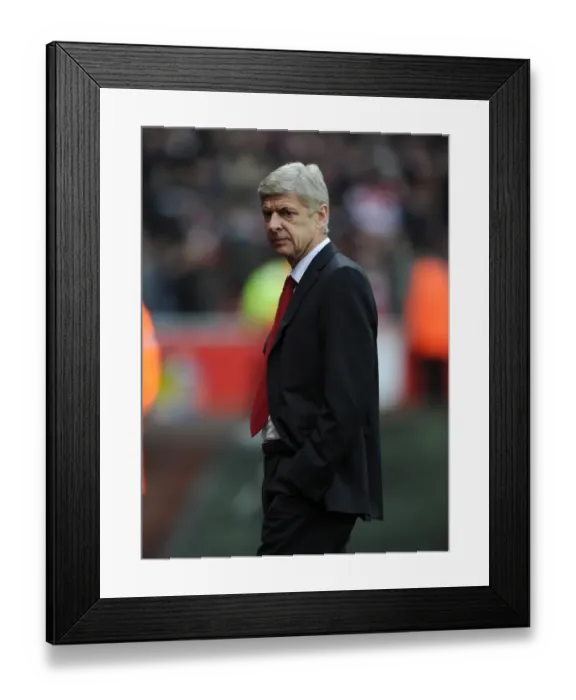 Framed Print : Arsene Wenger Leads Arsenal Against Swansea City (December 2012) Framed Print : Arsene Wenger Leads Arsenal Against Swansea City (December 2012)