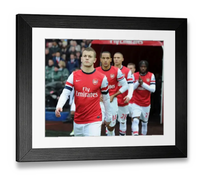 Framed Print : Jack Wilshere - Arsenal's Midfield Maestro: Arsenal v Swansea City, Premier League 2012-13