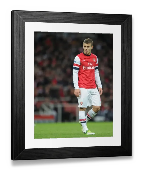 Framed Print : Jack Wilshere: Arsenal Midfielder in Action Framed Print : Jack Wilshere: Arsenal Midfielder in Action