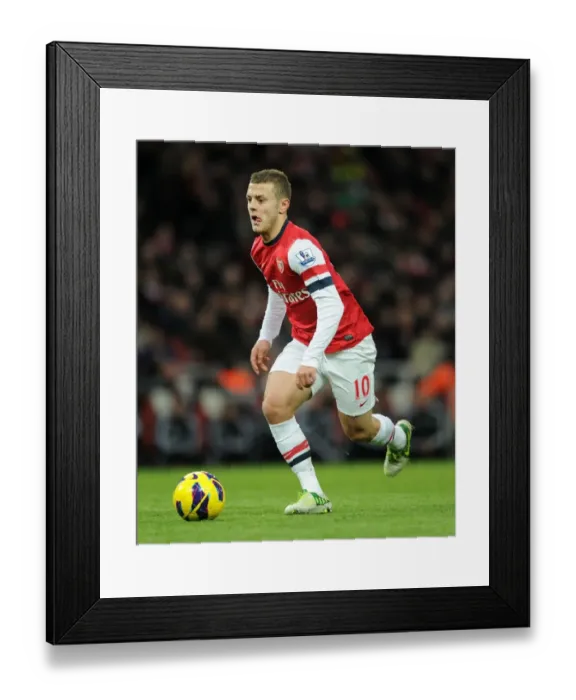 Framed Print : Jack Wilshere: Arsenal's Midfield Maestro in Action Against Swansea City, Premier League 2012-13 Framed Print : Jack Wilshere: Arsenal's Midfield Maestro in Action Against Swansea City, Premier League 2012-13