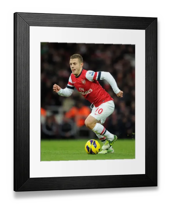 Framed Print : Jack Wilshere: Arsenal Midfielder in Action Against Swansea City, Premier League 2012-13 Framed Print : Jack Wilshere: Arsenal Midfielder in Action Against Swansea City, Premier League 2012-13
