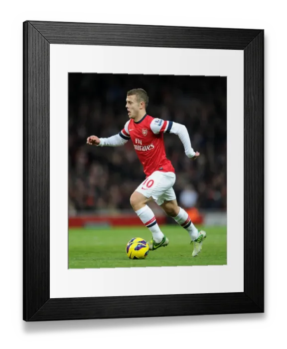 Framed Print : Jack Wilshere: Arsenal's Midfield Maestro in Action Against Swansea City, Premier League 2012-13 Framed Print : Jack Wilshere: Arsenal's Midfield Maestro in Action Against Swansea City, Premier League 2012-13