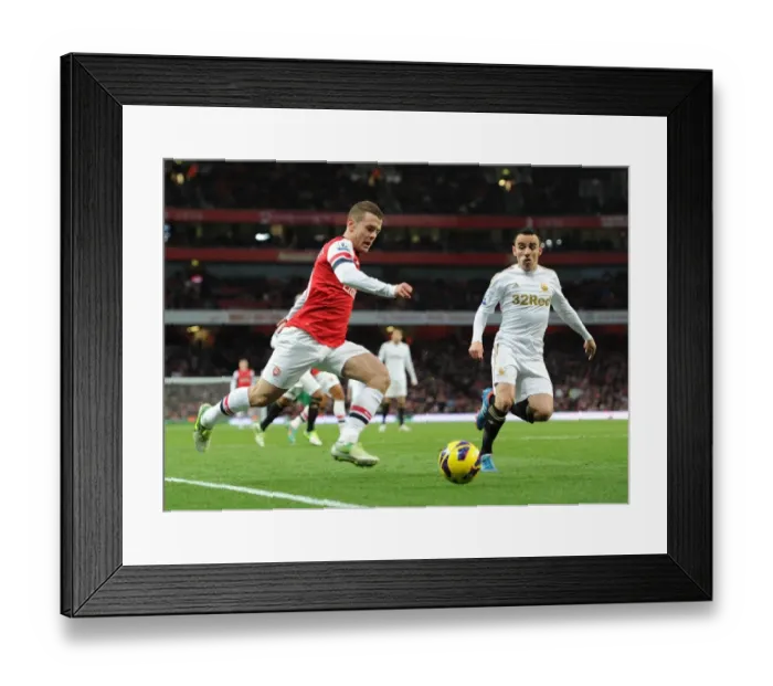 Framed Print : Jack Wilshere vs. Leon Britton: Battle for Ball Control - Arsenal v Swansea City, Premier League 2012-13 Framed Print : Jack Wilshere vs. Leon Britton: Battle for Ball Control - Arsenal v Swansea City, Premier League 2012-13
