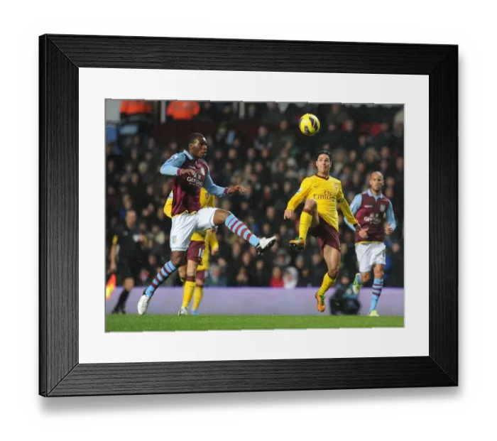 Framed Print : Mikel Arteta vs Christian Benteke: Intense Battle in Aston Villa vs Arsenal (2012-13) Framed Print : Mikel Arteta vs Christian Benteke: Intense Battle in Aston Villa vs Arsenal (2012-13)