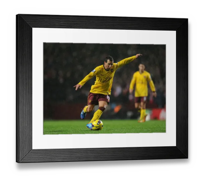 Framed Print : Santi Cazorla: In Action for Arsenal Against Aston Villa (2012-13) Framed Print : Santi Cazorla: In Action for Arsenal Against Aston Villa (2012-13)