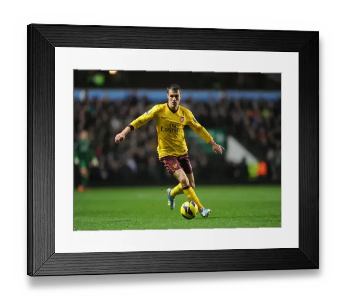 Framed Print : Aaron Ramsey in Action: Aston Villa vs. Arsenal, Premier League 2012-13 Framed Print : Aaron Ramsey in Action: Aston Villa vs. Arsenal, Premier League 2012-13