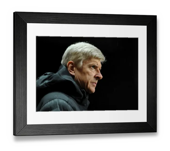 Framed Print : Arsene Wenger Leads Arsenal Against Aston Villa (2012-13) Framed Print : Arsene Wenger Leads Arsenal Against Aston Villa (2012-13)