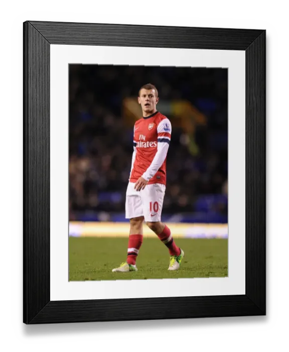 Framed Print : Jack Wilshere: Arsenal Midfielder in Action during Premier League 2012-13 Match against Everton Framed Print : Jack Wilshere: Arsenal Midfielder in Action during Premier League 2012-13 Match against Everton