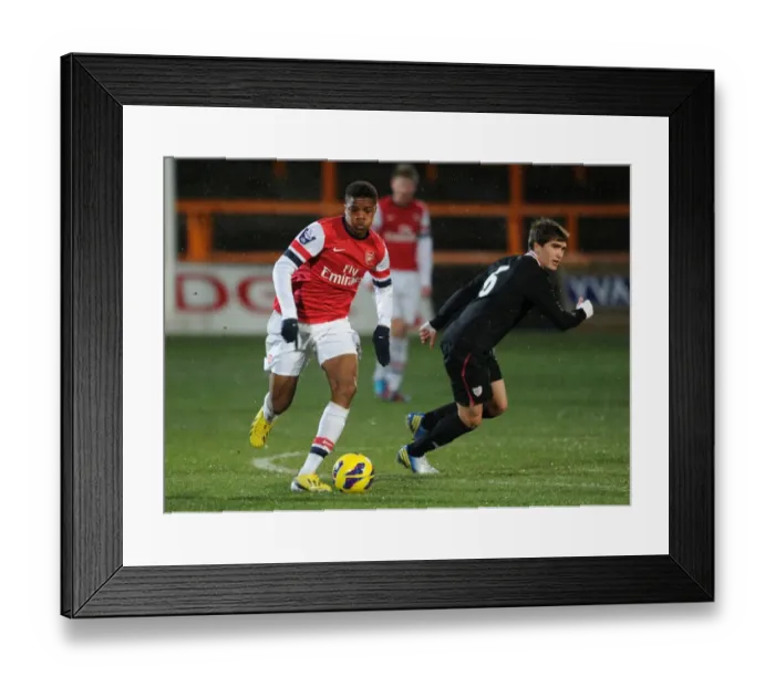 Framed Print : Clash of Young Talents: Akpom vs. Undabarrena, Arsenal U19 vs. Athletico Bilbao U19 - NextGen Series Framed Print : Clash of Young Talents: Akpom vs. Undabarrena, Arsenal U19 vs. Athletico Bilbao U19 - NextGen Series