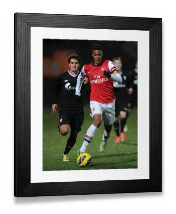 Framed Print : Angha Outruns Aqueche: Arsenal U19 vs Athletico Bilbao U19 - NextGen Series Framed Print : Angha Outruns Aqueche: Arsenal U19 vs Athletico Bilbao U19 - NextGen Series