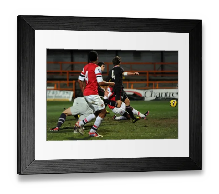 Framed Print : Zak Ansah Scores Against Yerai Alvarez: Arsenal U19 vs Athletico Bilbao U19, NextGen Series Framed Print : Zak Ansah Scores Against Yerai Alvarez: Arsenal U19 vs Athletico Bilbao U19, NextGen Series