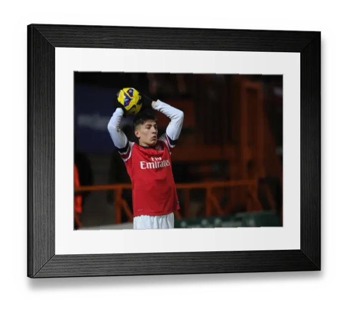 Framed Print : Hector Bellerin: Arsenal's Star U19 Shines in 4-2 Victory over Athletic Bilbao in NextGen Series