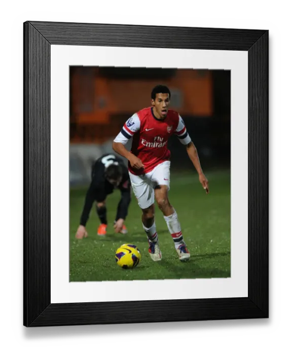Framed Print : Isaac Hayden in Action: Arsenal U19 vs Athletico Bilbao U19 - NextGen Series Framed Print : Isaac Hayden in Action: Arsenal U19 vs Athletico Bilbao U19 - NextGen Series