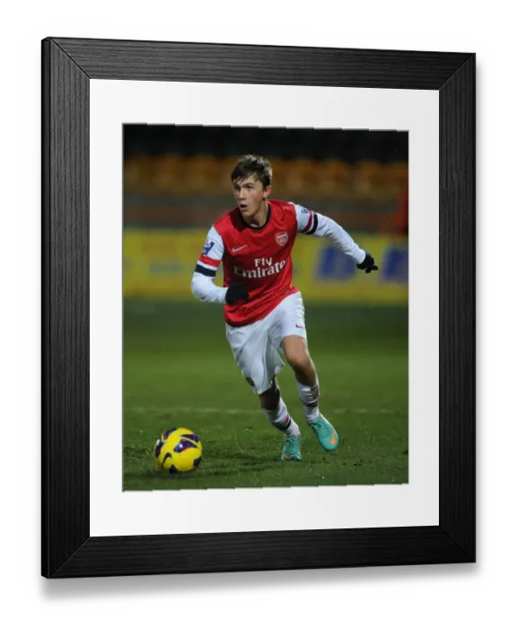 Framed Print : Arsenal's Olsson Shines in NextGen Clash Against Athletico Bilbao U19
