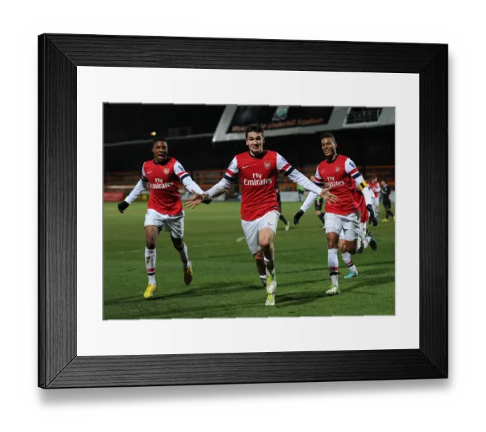 Framed Print : Arsenal U19s Triumph: Toral, Akpom, Angha Celebrate Goals vs. Athletico Bilbao in NextGen Series Framed Print : Arsenal U19s Triumph: Toral, Akpom, Angha Celebrate Goals vs. Athletico Bilbao in NextGen Series