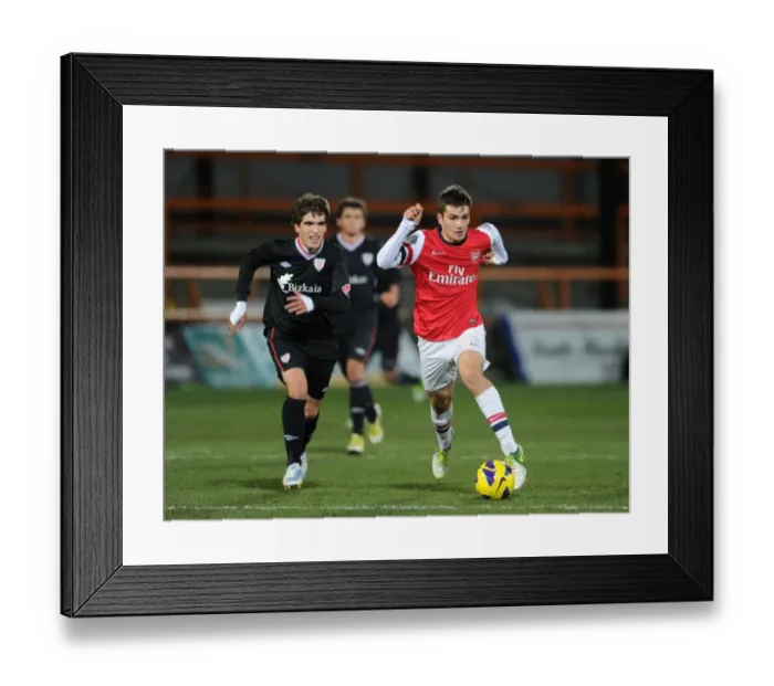 Framed Print : Clash of Young Stars: Jon Toral vs Iker Undabarrena in Arsenal U19 vs Athletico Bilbao U19 at NextGen Series Framed Print : Clash of Young Stars: Jon Toral vs Iker Undabarrena in Arsenal U19 vs Athletico Bilbao U19 at NextGen Series