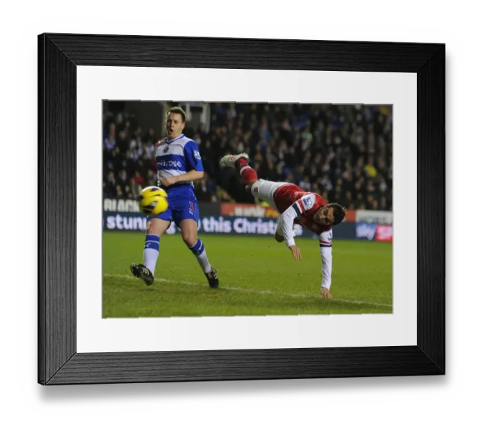 Framed Print : Santi Cazorla Scores the Second: Reading vs. Arsenal, Premier League 2012-13 Framed Print : Santi Cazorla Scores the Second: Reading vs. Arsenal, Premier League 2012-13