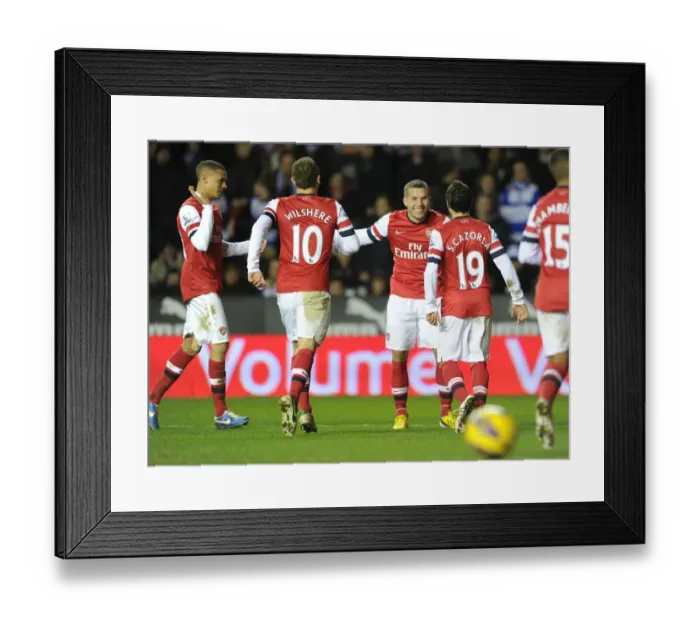 Framed Print : Santi Cazorla's Hat-Trick: Arsenal's Victory Over Reading (December 2012) Framed Print : Santi Cazorla's Hat-Trick: Arsenal's Victory Over Reading (December 2012)