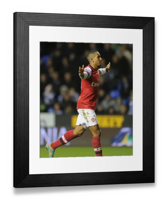 Framed Print : Theo Walcott's Brace: Arsenal Thrash Reading 5-2 in Premier League (December 2012)