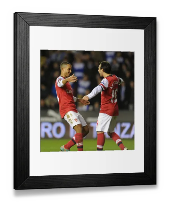 Framed Print : Five-Star Walcott and Cazorla: Arsenal's Brilliant Duo Shines in Reading Win, 2012-13 Premier League Framed Print : Five-Star Walcott and Cazorla: Arsenal's Brilliant Duo Shines in Reading Win, 2012-13 Premier League