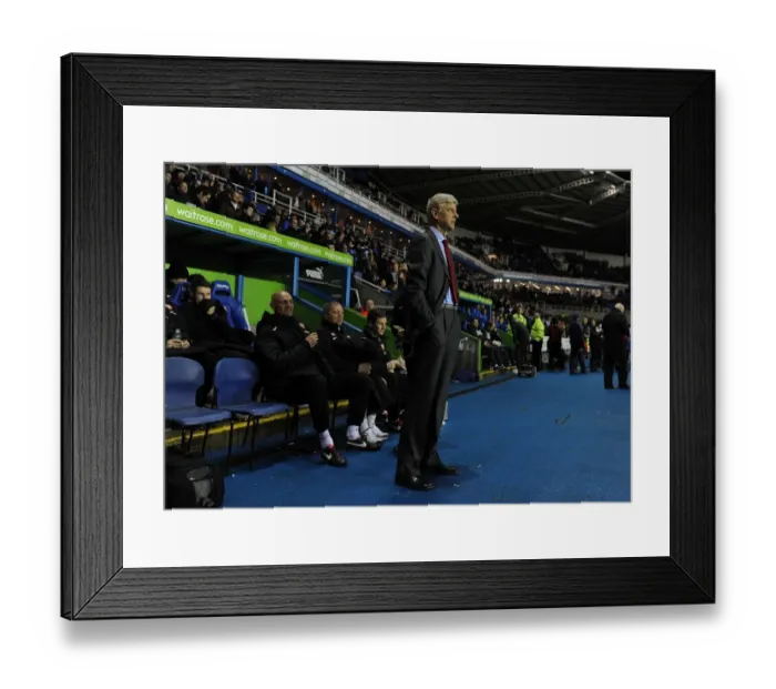 Framed Print : Arsene Wenger at Reading: Premier League Clash (December 2012)