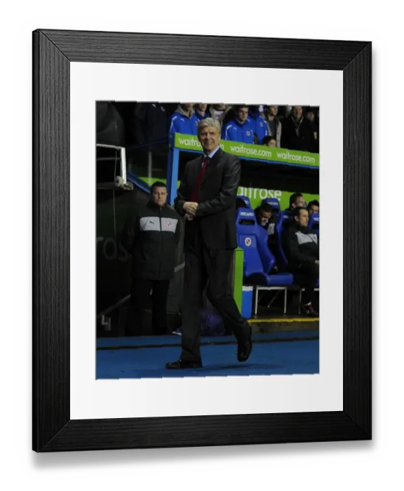 Framed Print : Arsene Wenger at Reading: Premier League Showdown (December 2012) Framed Print : Arsene Wenger at Reading: Premier League Showdown (December 2012)
