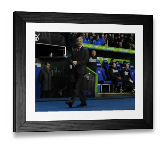 Framed Print : Arsene Wenger before Reading v Arsenal, Premier League 2012-13 Framed Print : Arsene Wenger before Reading v Arsenal, Premier League 2012-13