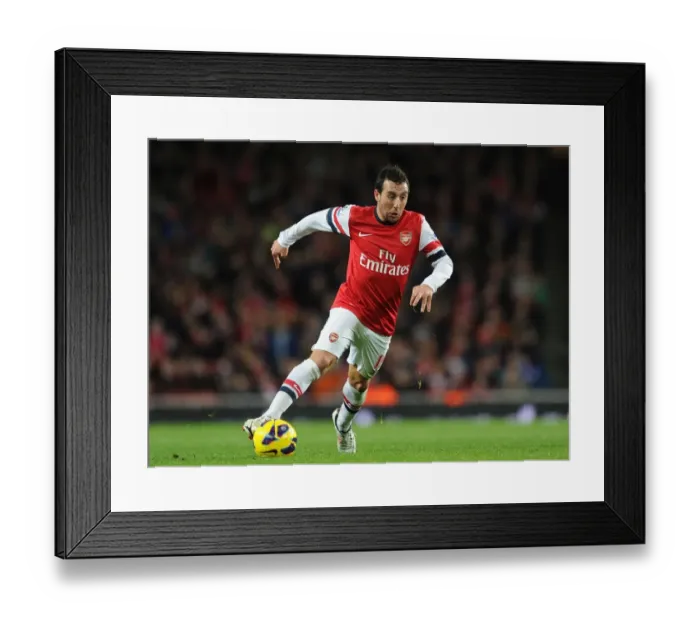 Framed Print : Santi Cazorla in Action: Arsenal vs Newcastle United, Premier League 2012-13