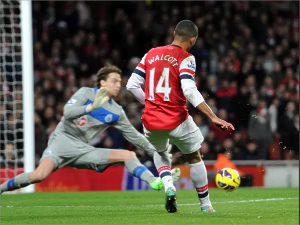 Theo Walcott Scores First Goal: Arsenal vs Newcastle United, Premier League 2012-13