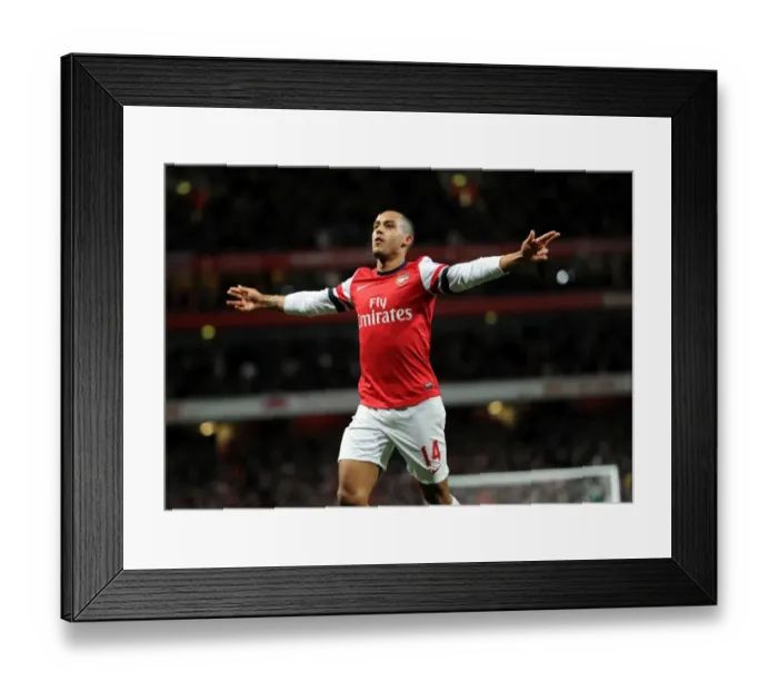 Framed Print : Theo Walcott's Double Strike: Arsenal's Triumph Over Newcastle United (Premier League 2012-13) Framed Print : Theo Walcott's Double Strike: Arsenal's Triumph Over Newcastle United (Premier League 2012-13)