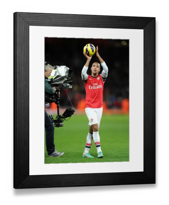 Framed Print : Theo Walcott's Hat-trick Triumph: Arsenal vs Newcastle United (2012-13)