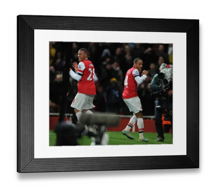 Framed Print : Theo Walcott's Hat-Trick: Arsenal's Victory Over Newcastle United (2012-13) Framed Print : Theo Walcott's Hat-Trick: Arsenal's Victory Over Newcastle United (2012-13)