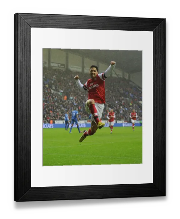 Framed Print : Mikel Arteta's Dramatic Last-Minute Winner: Wigan Athletic vs. Arsenal, Premier League 2012-13 Framed Print : Mikel Arteta's Dramatic Last-Minute Winner: Wigan Athletic vs. Arsenal, Premier League 2012-13