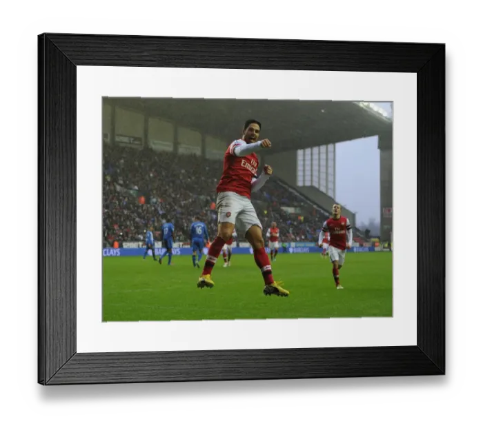 Framed Print : Arteta's Game-Winning Strike: Wigan Athletic vs. Arsenal, Premier League 2012-13 Framed Print : Arteta's Game-Winning Strike: Wigan Athletic vs. Arsenal, Premier League 2012-13