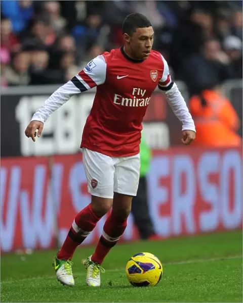 Alex Oxlade-Chamberlain (Arsenal). Wigan Athletic 0: 1 Arsenal. Barclays Premier League