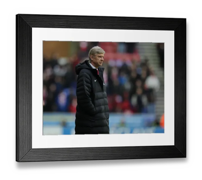 Framed Print : Arsene Wenger at Wigan: Arsenal vs. Wigan Athletic, Premier League 2012-13 Framed Print : Arsene Wenger at Wigan: Arsenal vs. Wigan Athletic, Premier League 2012-13