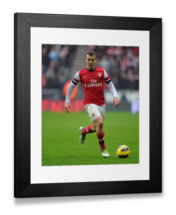 Framed Print : Jack Wilshere: In Action for Arsenal Against Wigan Athletic, Premier League 2012-13 Framed Print : Jack Wilshere: In Action for Arsenal Against Wigan Athletic, Premier League 2012-13
