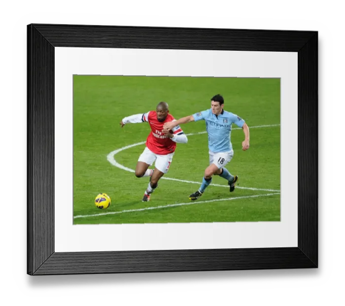 Framed Print : Abou Diaby vs. Gareth Barry: Clash of Midfield Titans - Arsenal v Manchester City, Premier League 2012-13 Framed Print : Abou Diaby vs. Gareth Barry: Clash of Midfield Titans - Arsenal v Manchester City, Premier League 2012-13
