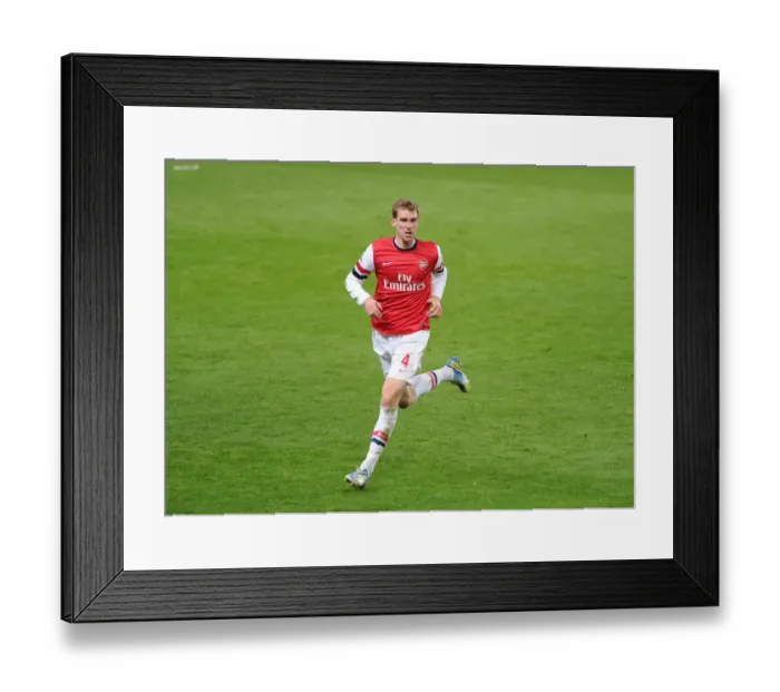 Framed Print : Per Mertesacker (Arsenal). Arsenal 0: 2 Manchester City. Barclays Premier League. Emirates Stadium Framed Print : Per Mertesacker (Arsenal). Arsenal 0: 2 Manchester City. Barclays Premier League. Emirates Stadium