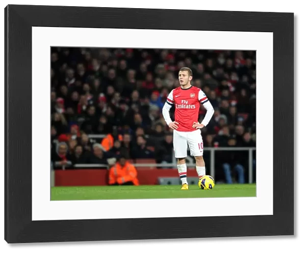 Jack Wilshere (Arsenal). Arsenal 0: 2 Manchester City. Barclays Premier League. Emirates Stadium
