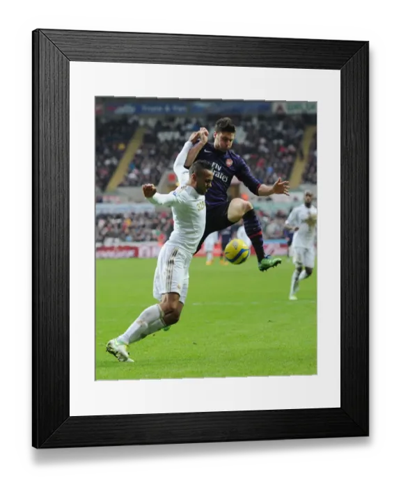 Framed Print : Clash at the Liberty: Swansea vs. Arsenal - FA Cup 3rd Round Framed Print : Clash at the Liberty: Swansea vs. Arsenal - FA Cup 3rd Round