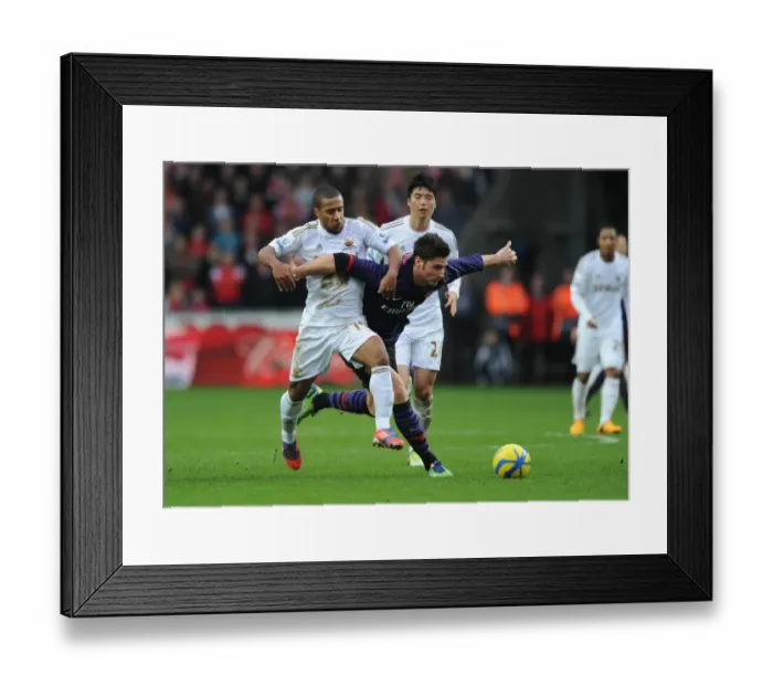 Framed Print : Swansea vs Arsenal: Olivier Giroud vs Wayne Routledge Clash in FA Cup Third Round Framed Print : Swansea vs Arsenal: Olivier Giroud vs Wayne Routledge Clash in FA Cup Third Round