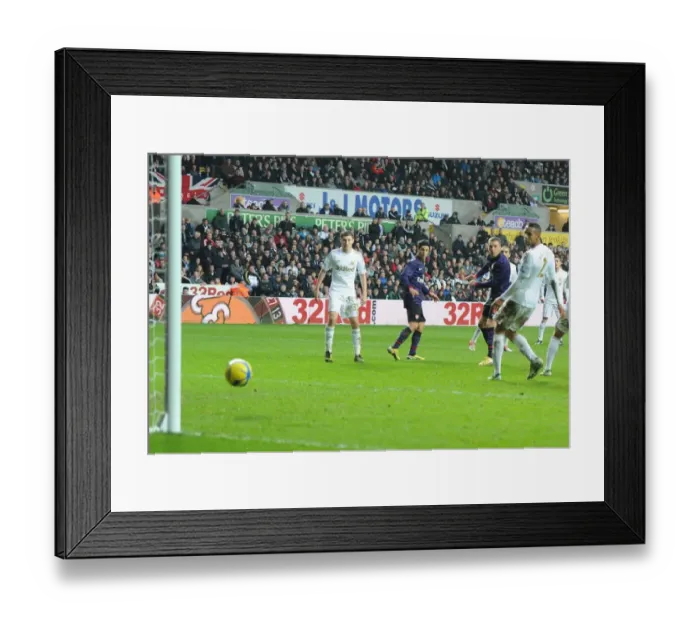 Framed Print : Lukas Podolski Scores First Arsenal Goal in FA Cup Third Round against Swansea City, 2012-13 Framed Print : Lukas Podolski Scores First Arsenal Goal in FA Cup Third Round against Swansea City, 2012-13